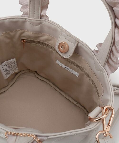 index / インデックス トートバッグ | 【2WAY】持ち手フリルキルティングトートバッグ | 詳細15