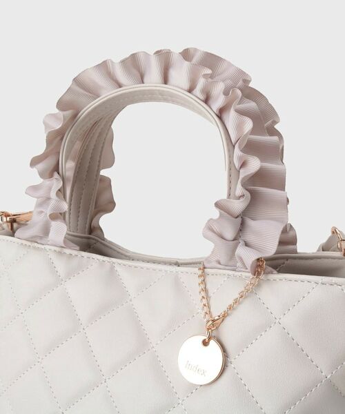 index / インデックス トートバッグ | 【2WAY】持ち手フリルキルティングトートバッグ | 詳細17