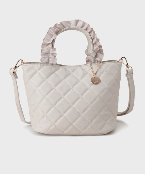 index / インデックス トートバッグ | 【2WAY】持ち手フリルキルティングトートバッグ | 詳細8