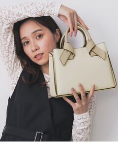 index / インデックス トートバッグ | 【2WAY】リボンハンドルミドルトートバッグ