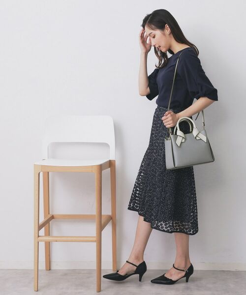 index / インデックス トートバッグ | 【2WAY】リボンハンドルミドルトートバッグ | 詳細10