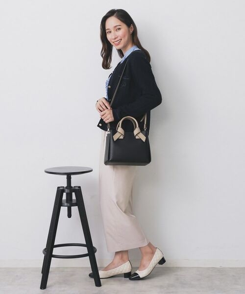 index / インデックス トートバッグ | 【2WAY】リボンハンドルミドルトートバッグ | 詳細8