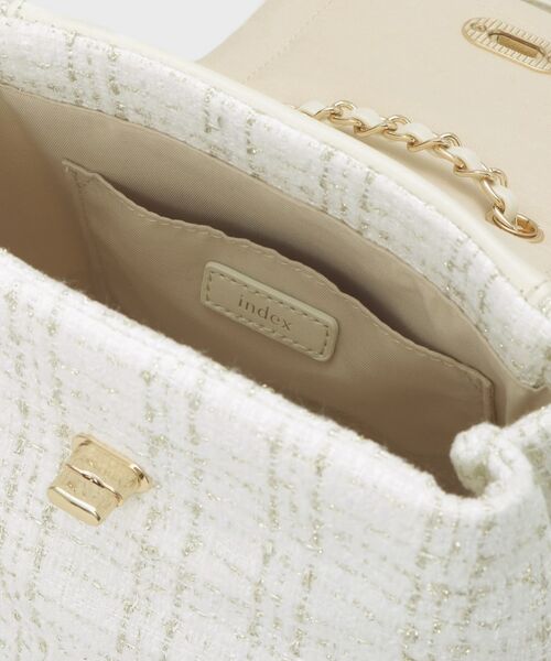 index / インデックス リュック・バックパック | 【長さ調整可能】ツイードミニリュック | 詳細14