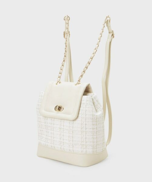 index / インデックス リュック・バックパック | 【長さ調整可能】ツイードミニリュック | 詳細6