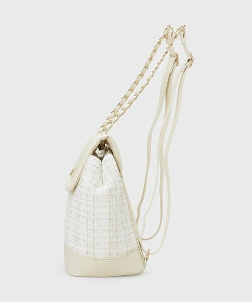 index / インデックス リュック・バックパック | 【長さ調整可能】ツイードミニリュック | 詳細8