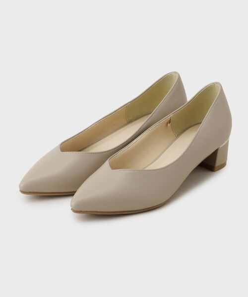 index / インデックス パンプス | 【抗菌防臭】ビジュー付きヒールパンプス(ベージュ(052))