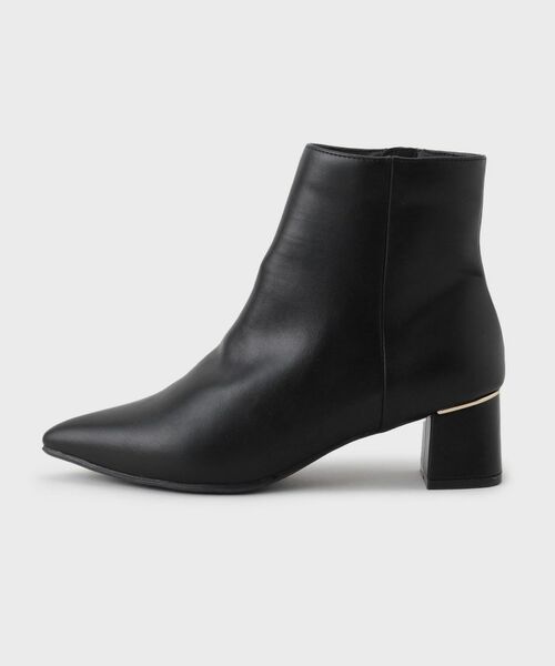 index / インデックス ブーツ（ショート丈） | 【抗菌防臭】レザー調スムースショートブーツ | 詳細4