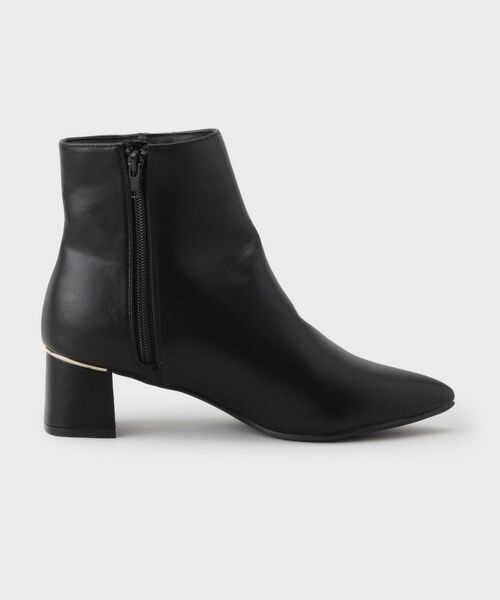 index / インデックス ブーツ（ショート丈） | 【抗菌防臭】レザー調スムースショートブーツ | 詳細5