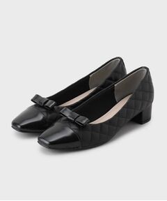 index / インデックス パンプス | 【2WAY】リボン取外し可能キルティングパンプス