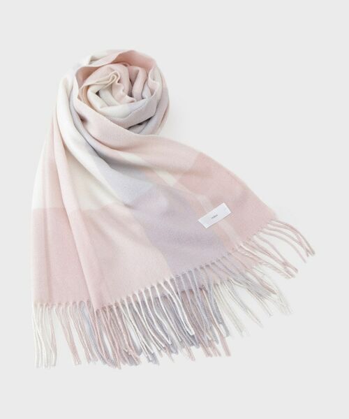 index / インデックス マフラー・ショール・スヌード・ストール | 【手洗い可】チェックストール | 詳細1