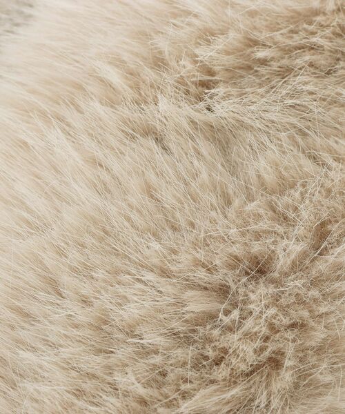 index / インデックス マフラー・ショール・スヌード・ストール | ビジュー付きフェイクファーティペット | 詳細4