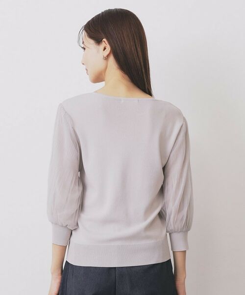 index / インデックス ニット・セーター | 《5色展開》マジョリカプリーツスリーブニット【洗濯機洗い可】 | 詳細28