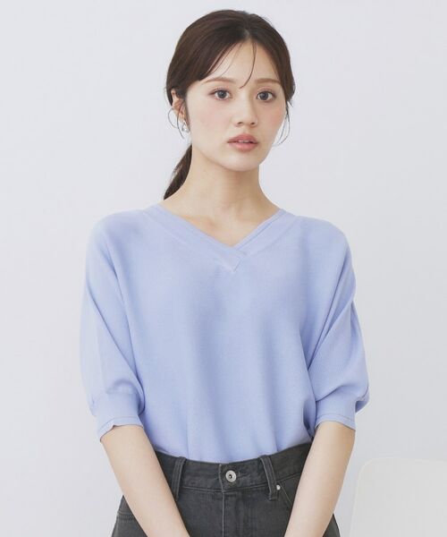 index / インデックス ニット・セーター | 《5色展開》前後2WAY ドルマンスリーブニット【UVケア/抗ピル/洗濯機洗い可】 | 詳細22