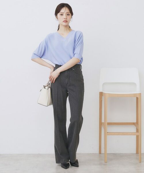 index / インデックス ニット・セーター | 《5色展開》前後2WAY ドルマンスリーブニット【UVケア/抗ピル/洗濯機洗い可】 | 詳細24