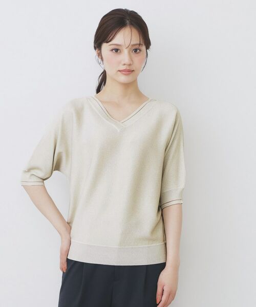 index / インデックス ニット・セーター | 《5色展開》前後2WAY ドルマンスリーブニット【UVケア/抗ピル/洗濯機洗い可】 | 詳細4