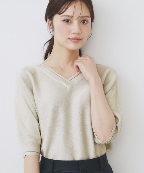 index / インデックス ニット・セーター | 《5色展開》前後2WAY ドルマンスリーブニット【UVケア/抗ピル/洗濯機洗い可】 | 詳細5