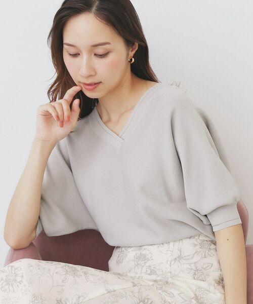index / インデックス ニット・セーター | 《5色展開》前後2WAY ドルマンスリーブニット【UVケア/抗ピル/洗濯機洗い可】 | 詳細8