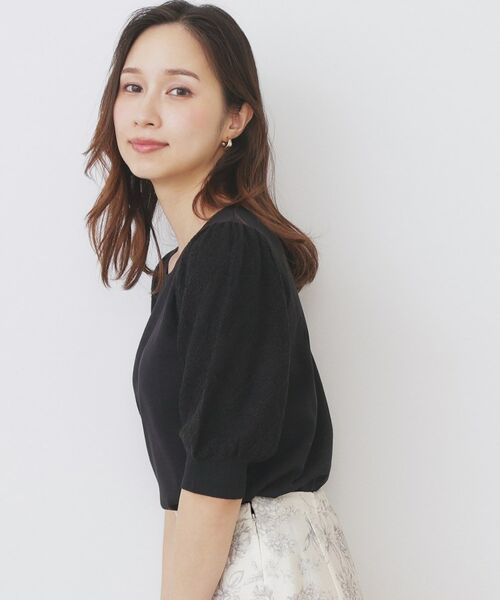 index / インデックス ニット・セーター | パフスリーブニット【洗濯機洗い可】 | 詳細5