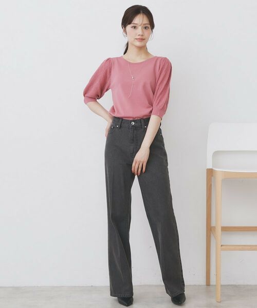 index / インデックス ニット・セーター | パフスリーブニット【洗濯機洗い可】 | 詳細9