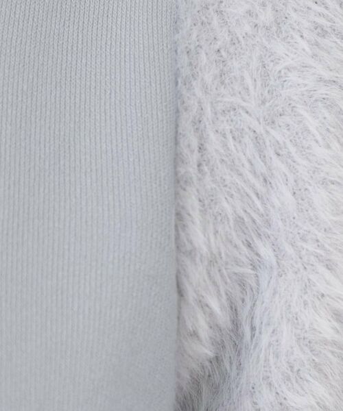 index / インデックス ニット・セーター | 《6色展開》フェザーパフスリーブVネックニット【洗濯機洗い可】 | 詳細12