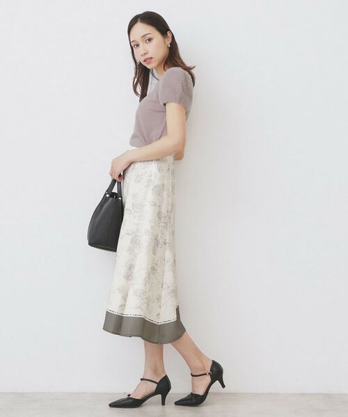 index / インデックス ニット・セーター | 《6色展開》フェザーパフスリーブVネックニット【洗濯機洗い可】 | 詳細23