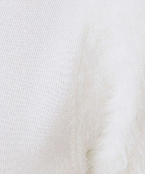 index / インデックス ニット・セーター | 《6色展開》フェザーパフスリーブVネックニット【洗濯機洗い可】 | 詳細4