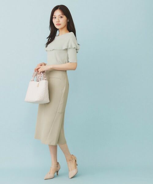 index / インデックス ニット・セーター | ファーフリルケープニット【洗濯機洗い可】 | 詳細13