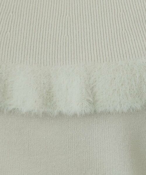 index / インデックス ニット・セーター | ファーフリルケープニット【洗濯機洗い可】 | 詳細14