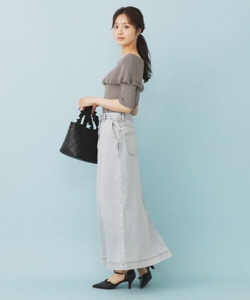 index / インデックス ニット・セーター | ファーフリルケープニット【洗濯機洗い可】 | 詳細17