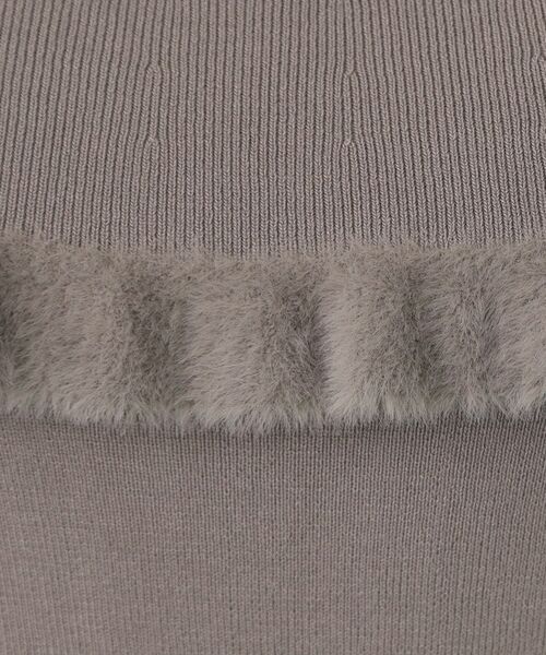 index / インデックス ニット・セーター | ファーフリルケープニット【洗濯機洗い可】 | 詳細18