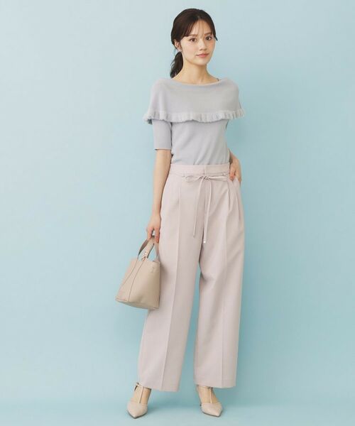 index / インデックス ニット・セーター | ファーフリルケープニット【洗濯機洗い可】 | 詳細20