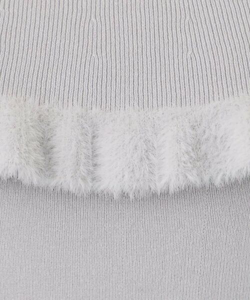 index / インデックス ニット・セーター | ファーフリルケープニット【洗濯機洗い可】 | 詳細25