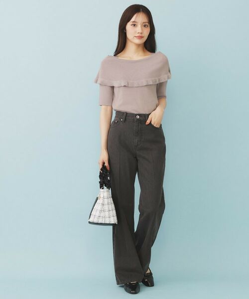 index / インデックス ニット・セーター | ファーフリルケープニット【洗濯機洗い可】 | 詳細27