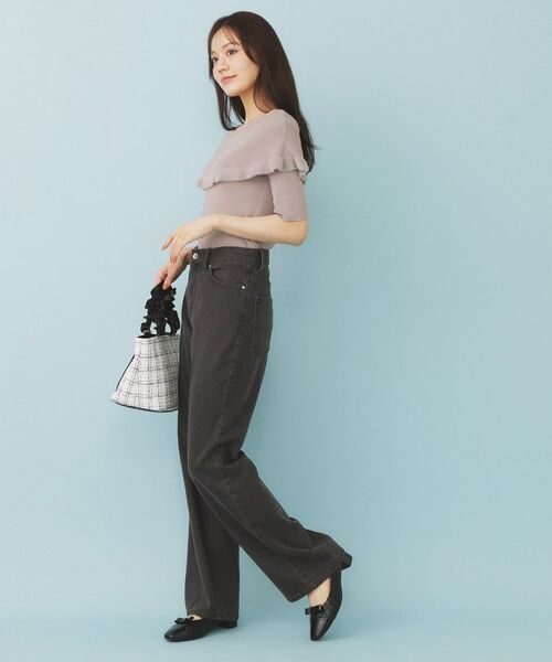 index / インデックス ニット・セーター | ファーフリルケープニット【洗濯機洗い可】 | 詳細28