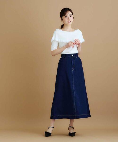 index / インデックス ニット・セーター | ファーフリルケープニット【洗濯機洗い可】 | 詳細5