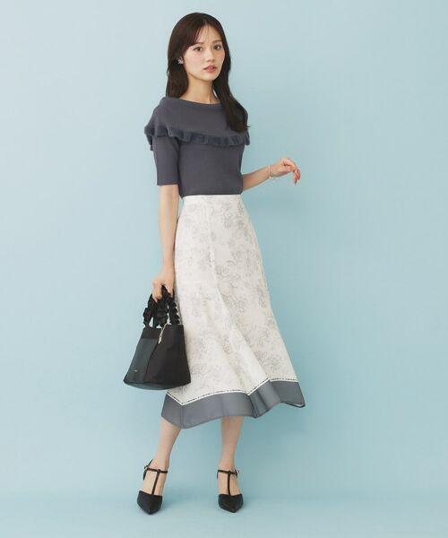 index / インデックス ニット・セーター | ファーフリルケープニット【洗濯機洗い可】 | 詳細9