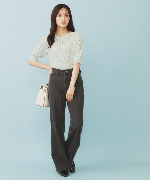 index / インデックス ニット・セーター | ポップコーンラメシアーニット【洗濯機洗い可/抗ピル】 | 詳細11