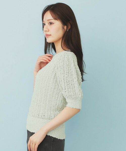 index / インデックス ニット・セーター | ポップコーンラメシアーニット【洗濯機洗い可/抗ピル】 | 詳細14