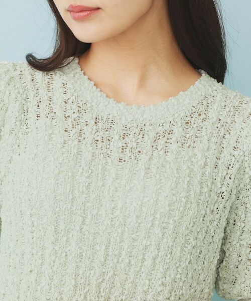index / インデックス ニット・セーター | ポップコーンラメシアーニット【洗濯機洗い可/抗ピル】 | 詳細16