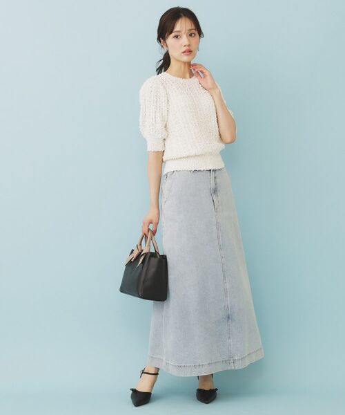 index / インデックス ニット・セーター | ポップコーンラメシアーニット【洗濯機洗い可/抗ピル】 | 詳細2