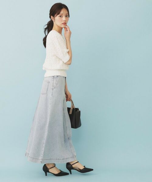 index / インデックス ニット・セーター | ポップコーンラメシアーニット【洗濯機洗い可/抗ピル】 | 詳細3