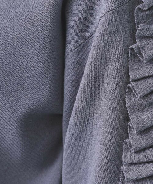 index / インデックス ニット・セーター | ラップフリルVネックニット【洗濯機洗い可/接触冷感/UVケア】 | 詳細14