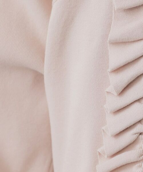 index / インデックス ニット・セーター | ラップフリルVネックニット【洗濯機洗い可/接触冷感/UVケア】 | 詳細18