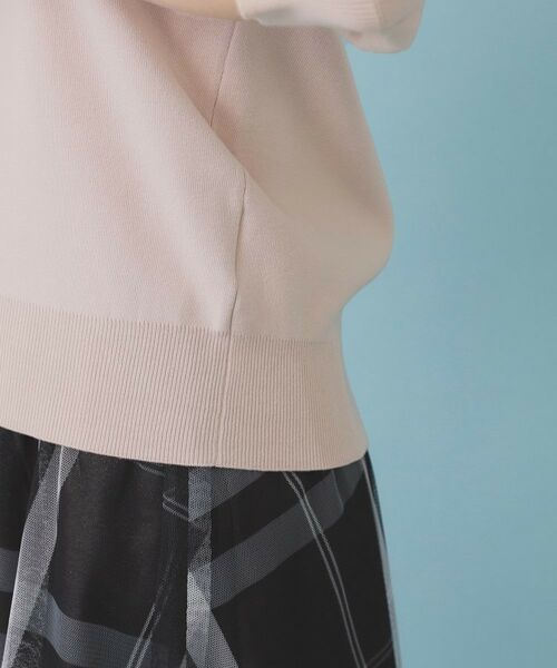 index / インデックス ニット・セーター | ラップフリルVネックニット【洗濯機洗い可/接触冷感/UVケア】 | 詳細24