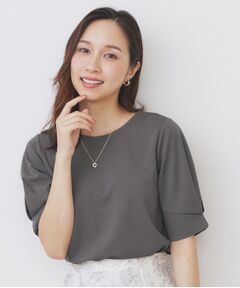 index / インデックス カットソー | パフスリーブトップス【洗濯機洗い可】