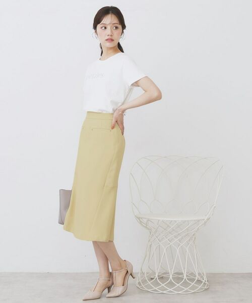 index / インデックス Tシャツ | 《S-LLサイズ》フロッキーロゴTシャツ【接触冷感/UVケア/洗濯機洗い可】 | 詳細3