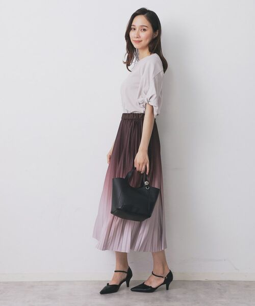 index / インデックス カットソー | パフスリーブツイストタックトップス【洗濯機可/接触冷感/UVケア】 | 詳細16