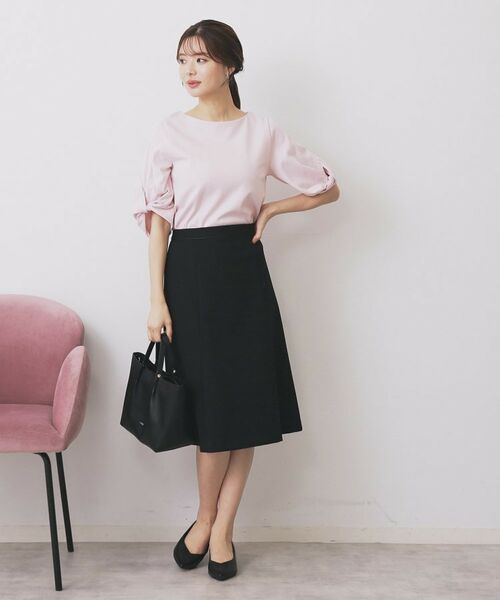 index / インデックス カットソー | パフスリーブツイストタックトップス【洗濯機可/接触冷感/UVケア】 | 詳細19