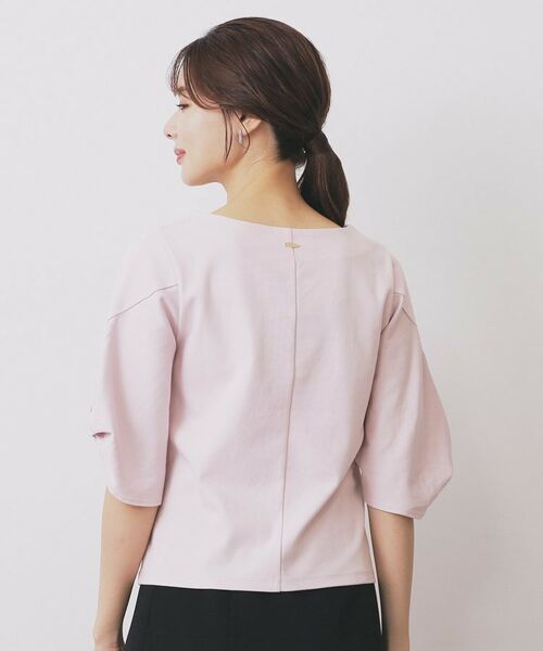 index / インデックス カットソー | パフスリーブツイストタックトップス【洗濯機可/接触冷感/UVケア】 | 詳細28