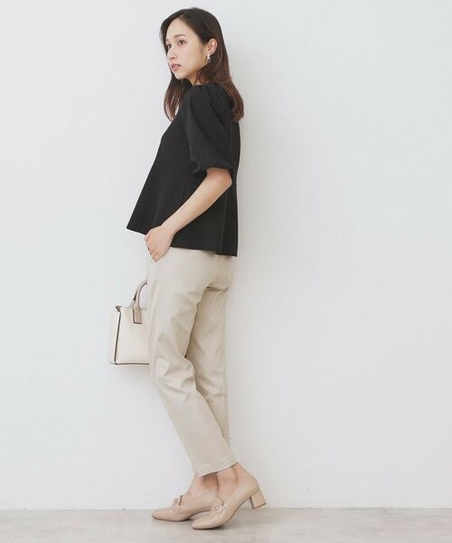 index / インデックス カットソー | 《S-LLサイズ》バルーンスリーブペプラムトップス【洗濯機洗い可/接触冷感/UVケア】 | 詳細7